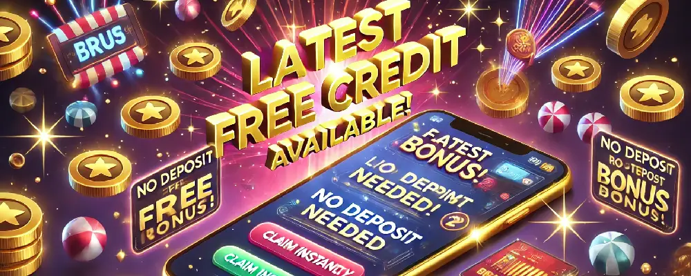 เครดิตฟรี ล่าสุด